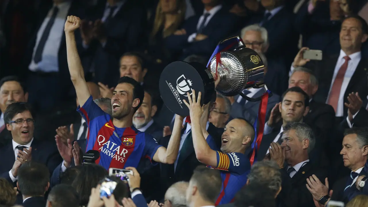 FOTO: Barcelona Akhiri Musim 2016/2017 dengan Juara Copa Del Rey