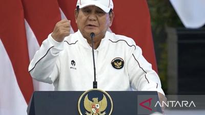 Prabowo Beri Bonus Miliaran ke Atlet Peraih Medali Emas Asian Games