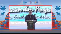 Pejabat Gubernur Bali Sang Made Mahendra Jaya dalam Rapat Koordinasi Pengawasan dan Pengendalian, di Bali, Selasa (6/2/2024). (Tira/Liputan6.com)