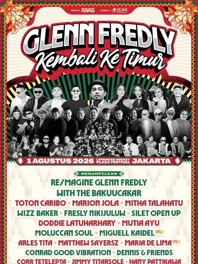 Glenn Fredly Kembali ke Timur