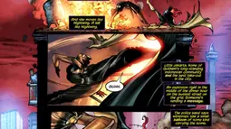 Cerita berlatar Little Jakarta itu muncul dalam cerita komik Batgirl dari The New 52! bernomor 9: Night of The Owls, terbitan DC Comics, Mei 2012 (Istimewa)