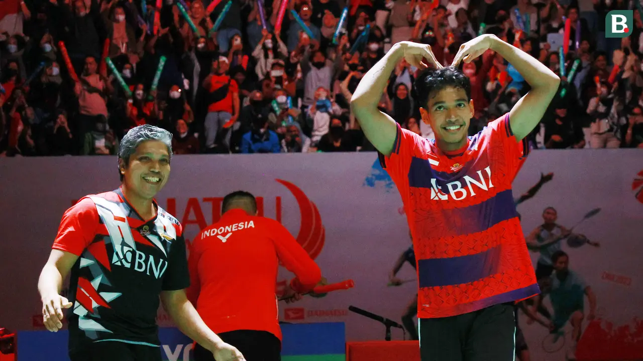Chico Aura Dwi Wardoyo dan Irwansyah di semifinal Indonesia Masters 2023