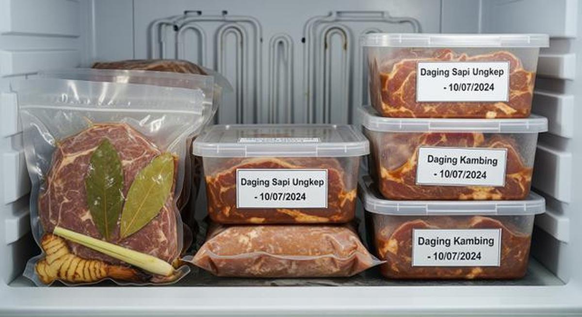 Cara Menyimpan Daging Kurban di Freezer agar Kulkas Tidak Bau dan Awet