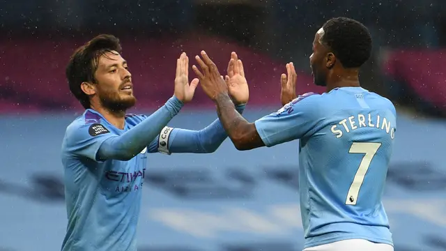 David Silva, Raheem Sterling