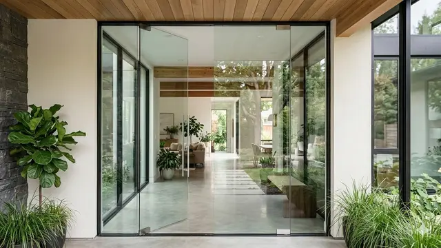 Desain Pintu Utama 2026 Tanpa Handle yang Cocok untuk Rumah Modern (Foto: Gemini AI)