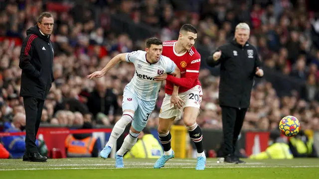 FOTO: Manchester United Taklukkan West Ham United di Old Trafford