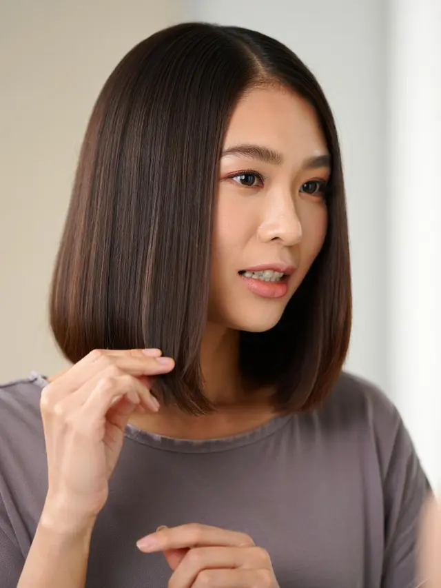 Potongan Rambut Ibu-Ibu Ala Korea