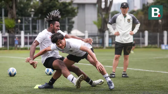 Latihan Timnas Indonesia U-20 untuk Piala Asia U-20 2023
