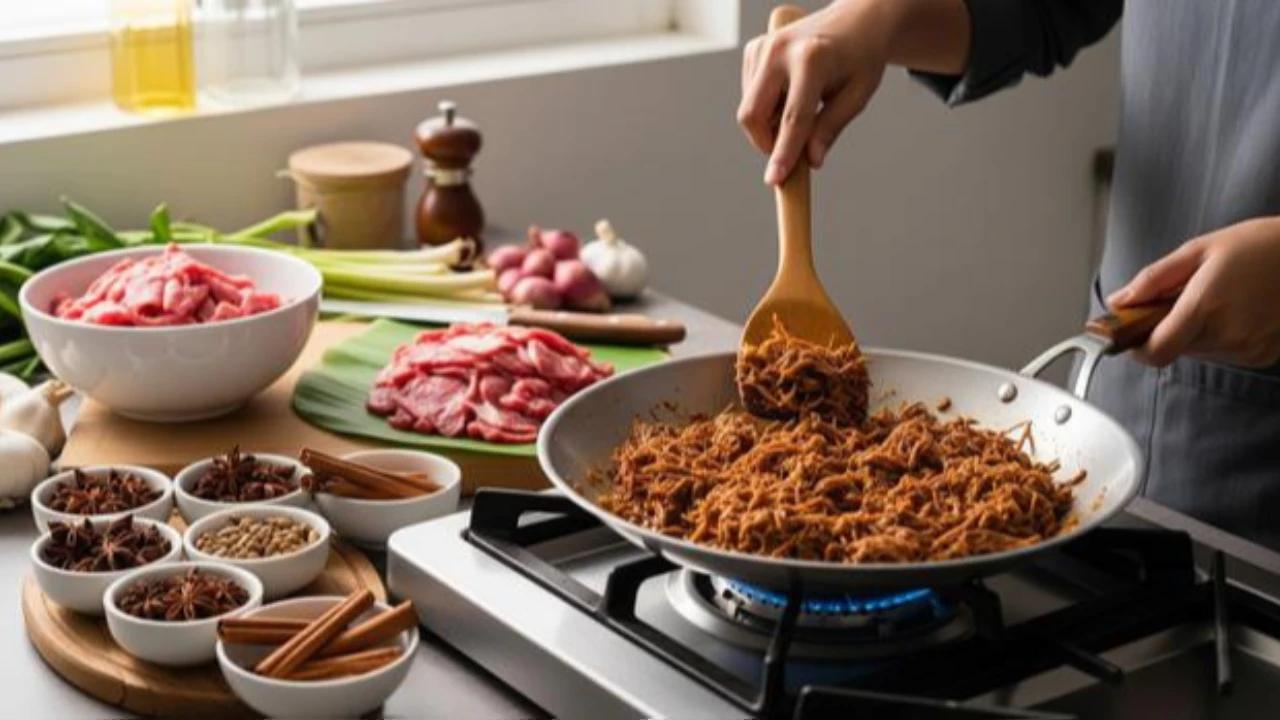 Cara Praktis Ubah Daging Kurban Jadi Abon Sapi Enak ala Rumahan