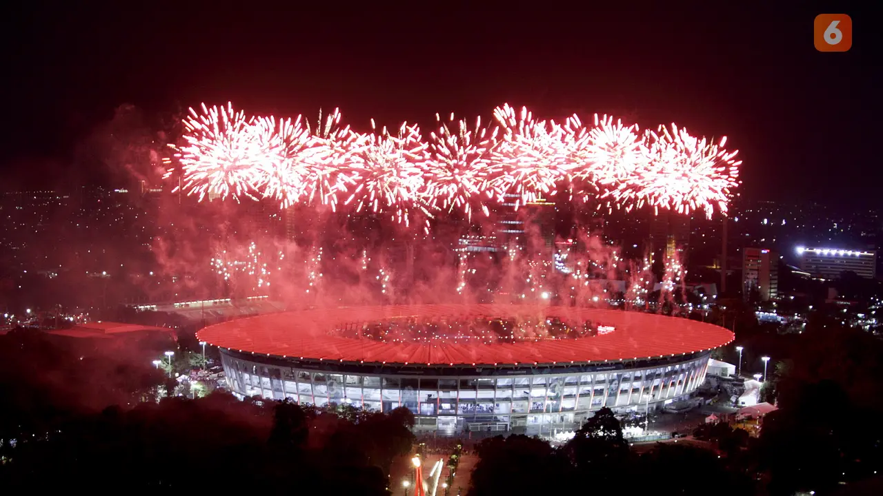 Pesta Kembang Api di Pembukaan Asian Games 2018