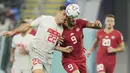 Kemenangan ini memastikan posisi Swiss sebagai runner-up Grup G. Mereka berhak melangkah ke babak 16 besar bersama Brasil yang jadi juara grup. (AP/Martin Meissner)