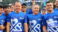 Ketua Umum Dewan Pimpinan Pusat Partai Amanat Nasional (PAN) Zulkifli Hasan dalam acara marathon Birukan RUN di dalam kompleks Gelora Bung Karno, Jakarta, Sabtu (27/8/2022) pagi. (Ist)