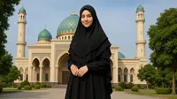 7 Model Gamis Hitam Syar’i Kekinian, Tampil Modis dan Tetap Sopan