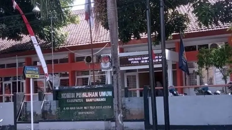 Kantor Komisi Pemilihan Umum (KPU) Banyuwangi (Istimewa)