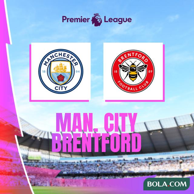 Liga Inggris - Manchester City Vs Brentford