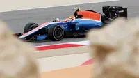 Pembalap Manor Racing asal Indonesia, Rio Haryanto, beraksi di GP Bahrain (Manor Racing / Liputan6)