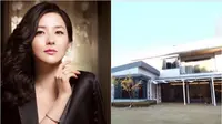Rumah Lee Young Ae memiliki halaman yang sangat luas dan kebun sayur (Dok.Pinretst/YouTube)