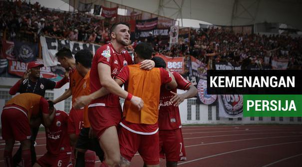 Berita video gol terakhir Maman menjadi penentu kemenangan Persija Jakarta atas Sriwijaya FC dengan hasil akhir 3-2 dalam lanjutan Gojek Liga 1 2018 bersama Bukalapak di Cikarang, Sabtu (24/11/2018).