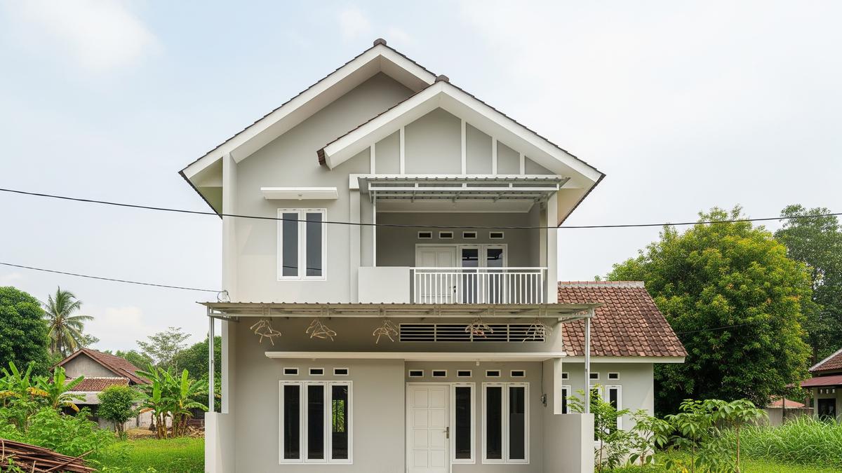 8 Model Atap Rumah Minimalis 2 Lantai Tampak Depan, Anti Bocor dan Kepanasan