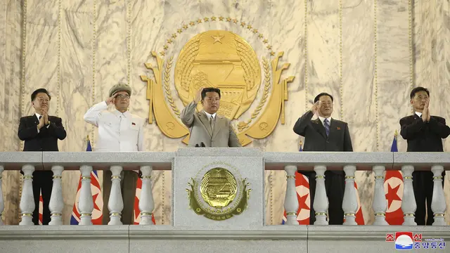 Korea Utara gelar parade militer