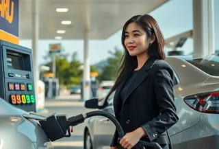 apa itu oktan bensin ©Ilustrasi dibuat AI