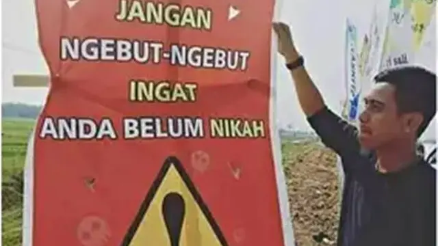 7 Potret Tulisan Lucu Himbauan Mudik Lebaran Ini Kocak Banget