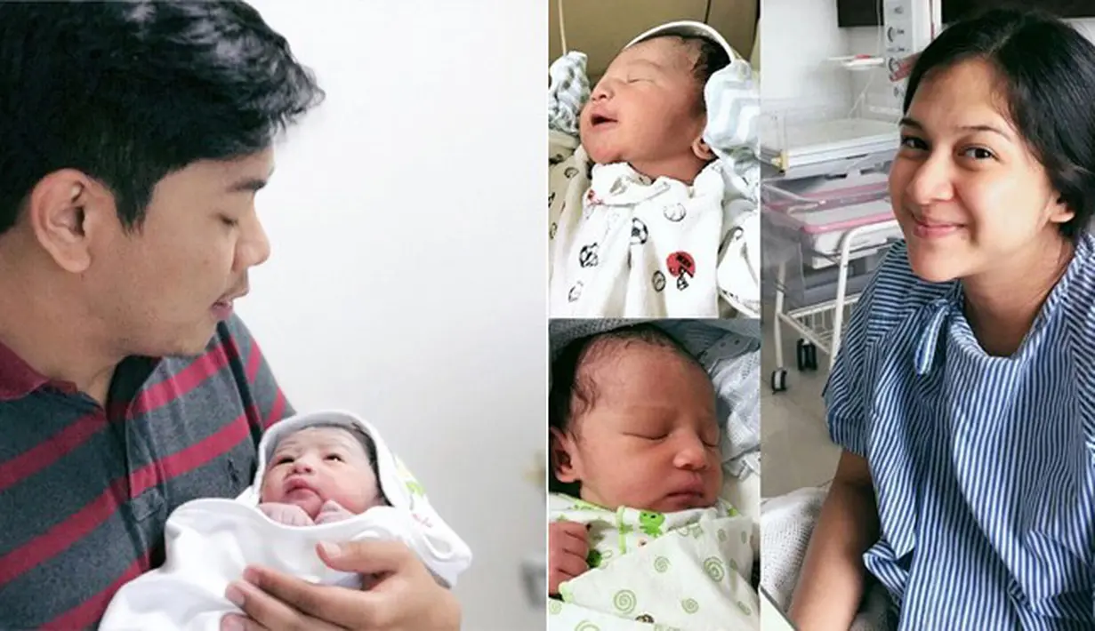 Lengkap sudah kebahagiaan pasangan Nina Zatulini dan Chandra Tauphan. Pasang ini baru saja dikaruniai seorang bayi berjenis kelamin laki-laki. Kabar bahagia itu dibagikan melalui akun Instagram. (Instagram/ninazatulini22)