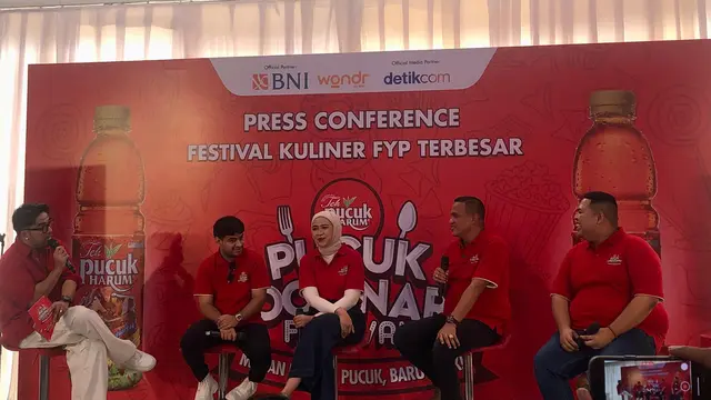 Sesi talkshow pada Pucuk Coolinary Festival di GBK