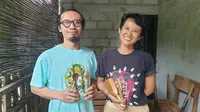 Pasutri Asal Bantul Rintis Usaha Limbah Kayu, dari Eksperimen Kecil Jadi Bisnis Bernilai