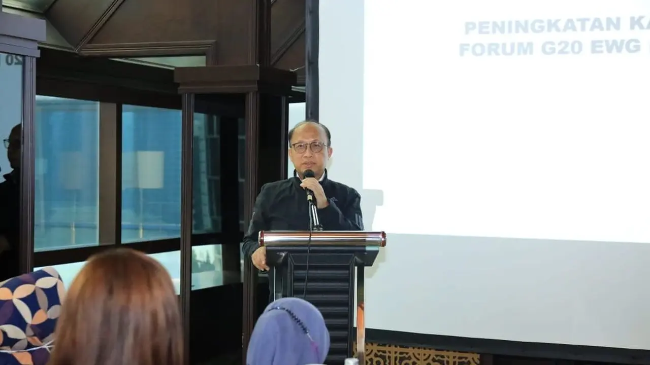 Sekjen Kemnaker Anwar Sanusi, Selasa (28/12/2021).