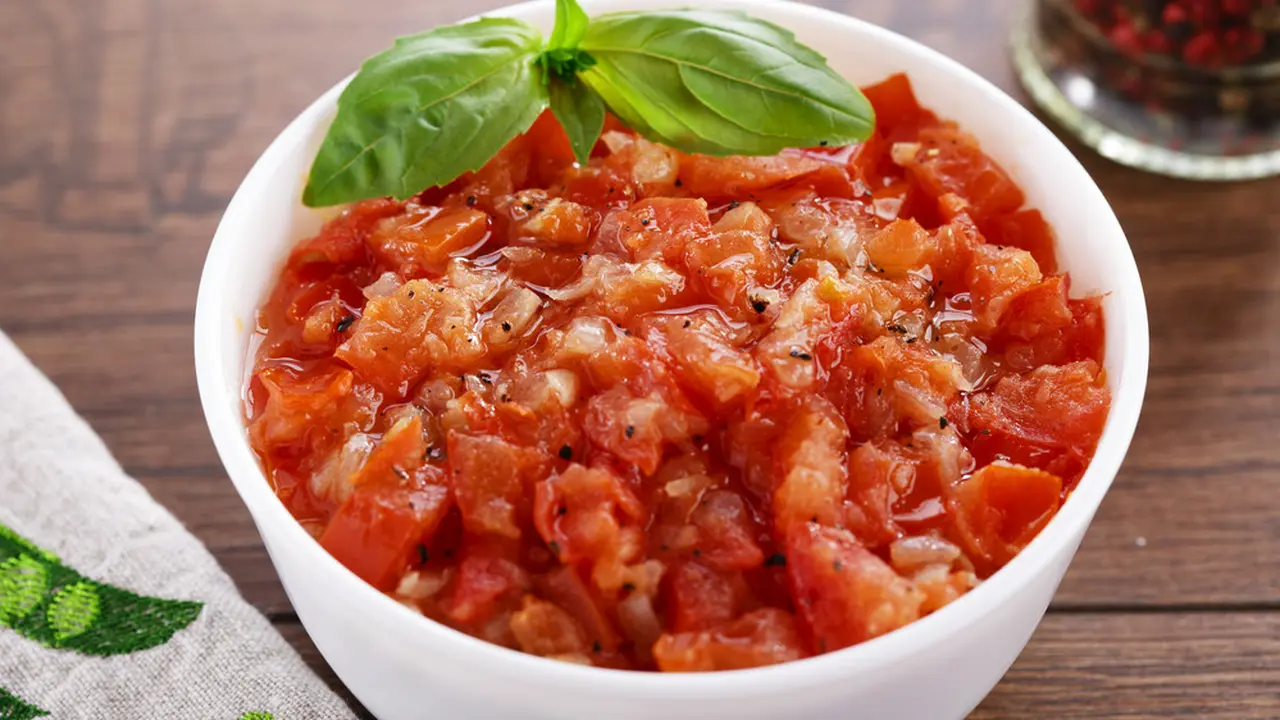 buah tomat salad cincang