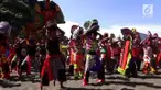 Sebuah festival tari kolosal digelar di pesisir selatan pantai Payangan, Jember, Jawa Timur, Minggu sore. Pagelaran tari kolosal yang dinamakan Bolo Srewu.