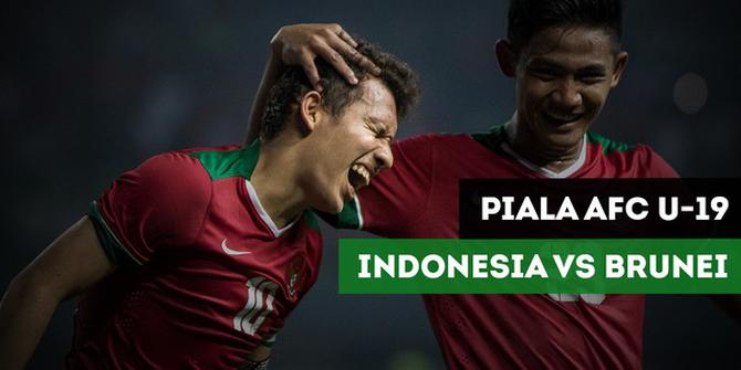 VIDEO: Highlights Babak 2 Kualifikasi Piala Asia U-19, Indonesia vs Brunei Darussalam