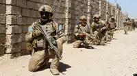 Pasukan Komando Elite Afghanistan memerangi Taliban. (AFP)