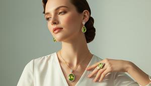 Model Perhiasan Batu Peridot yang Diprediksi Populer di 2026/AI