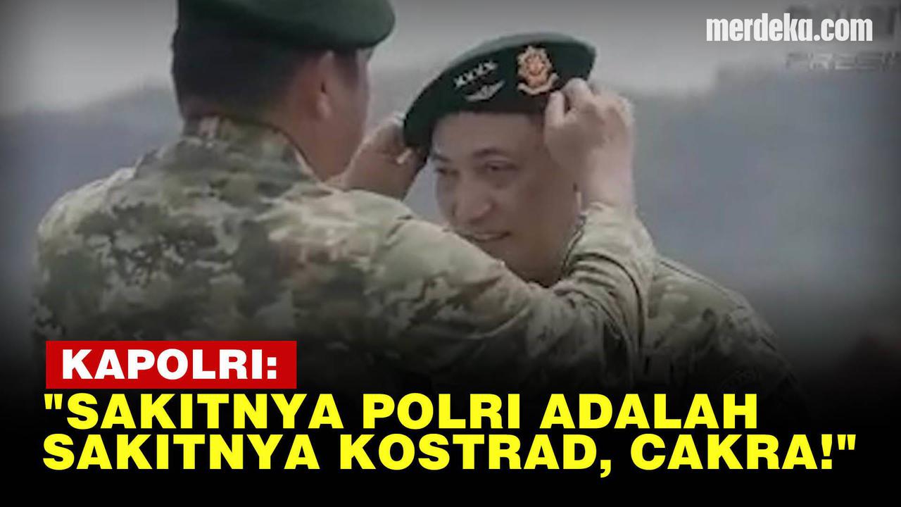 VIDEO: Kapolri Jenderal Listyo Tegaskan Musuh Polri Juga Musuh Kostrad