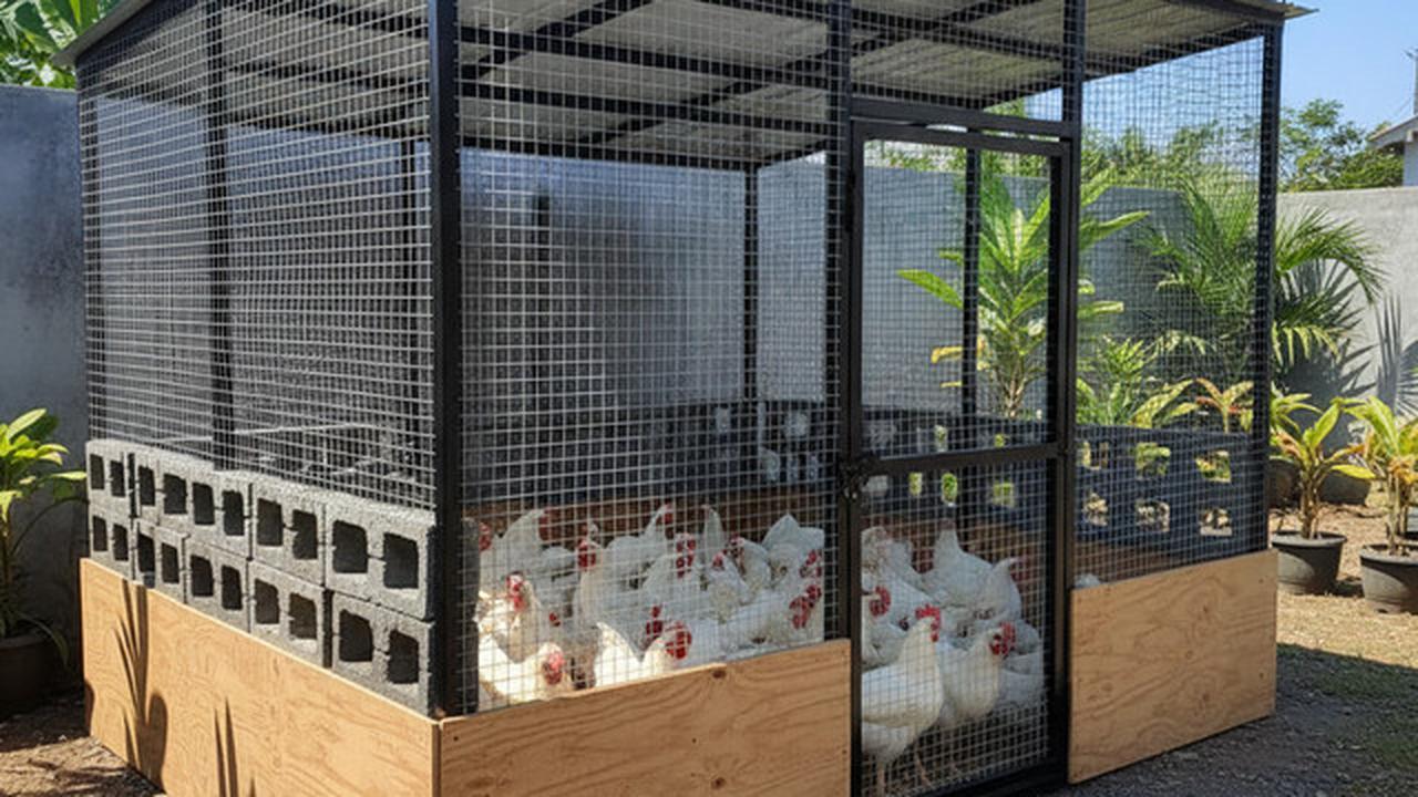 9 Desain Kandang Ayam Baja Ringan: Solusi Modern untuk Peternakan Rumahan