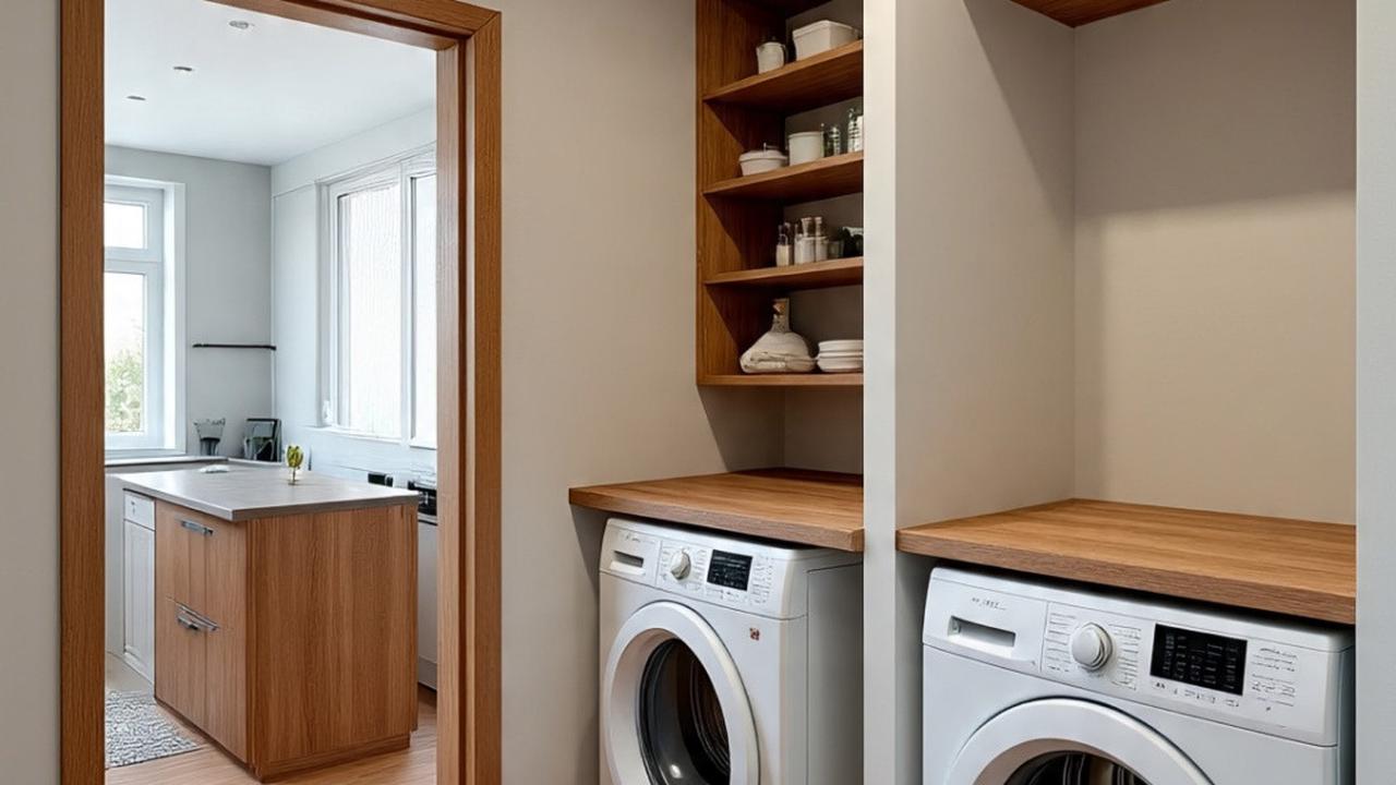 7 Inspirasi Laundry Room Kecil Dekat Dapur, Tren Desain Multifungsi yang Cerdas dan Estetik