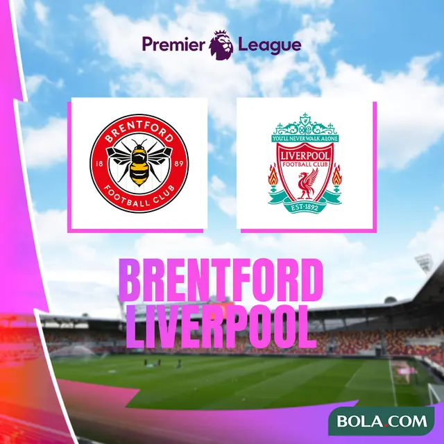Liga Inggris - Brentford Vs Liverpool