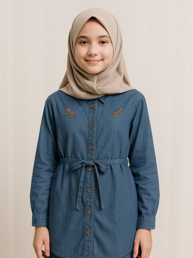 model atasan anak perempuan hijab