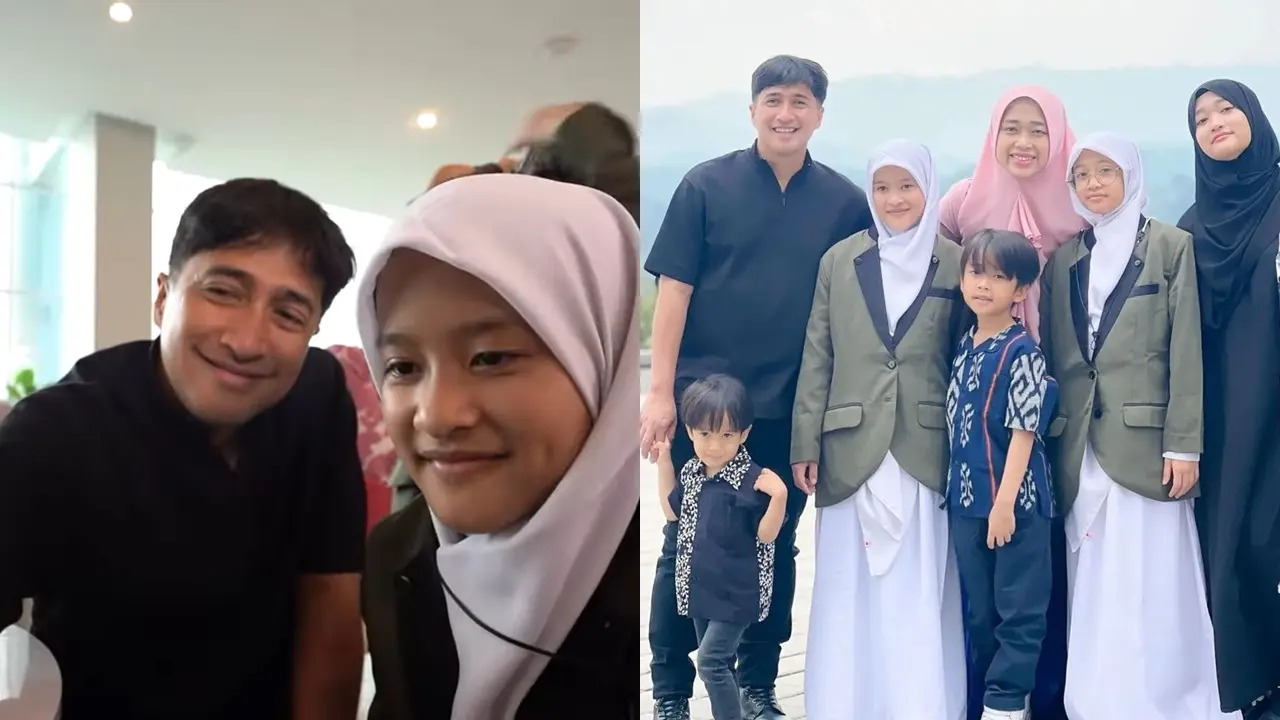 Irfan Hakim Jenguk Kedua Putri Kembarnya di Pesantren