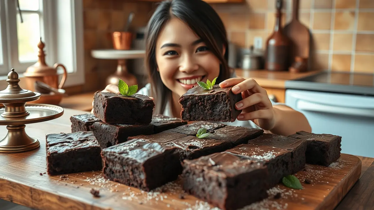 cara membuat brownies panggang