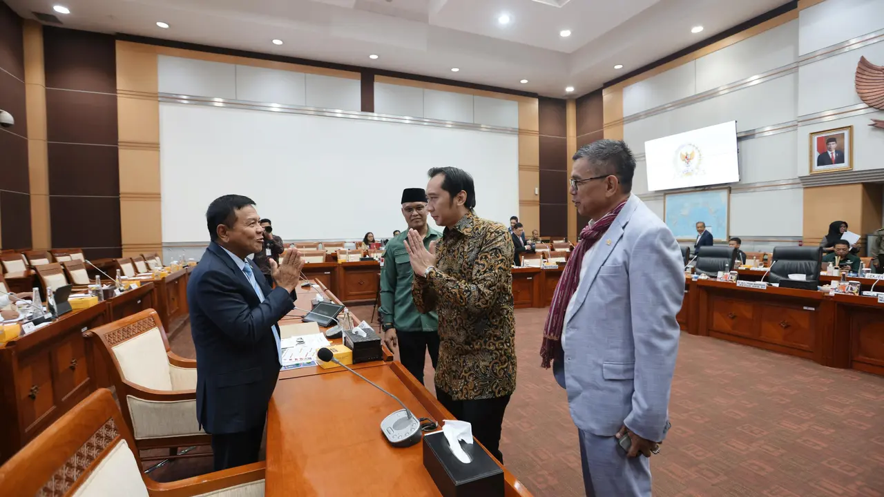 Ketua Fraksi Partai Demokrat DPR RI Edhie Baskoro Yudhoyono (Ibas) Bersama Muhammad Herindra (Tim Media Partai Demokrat)
