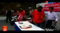 Seorang residivis pencurian kendaraan bermotor, curanmor nekat merampas pistol polisi saat hendak ditangkap  di Surabaya.