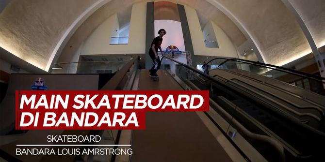 VIDEO: Bandara Terbengkalai di Amerika Serikat Ini Disulap Jadi Arena Skateboard