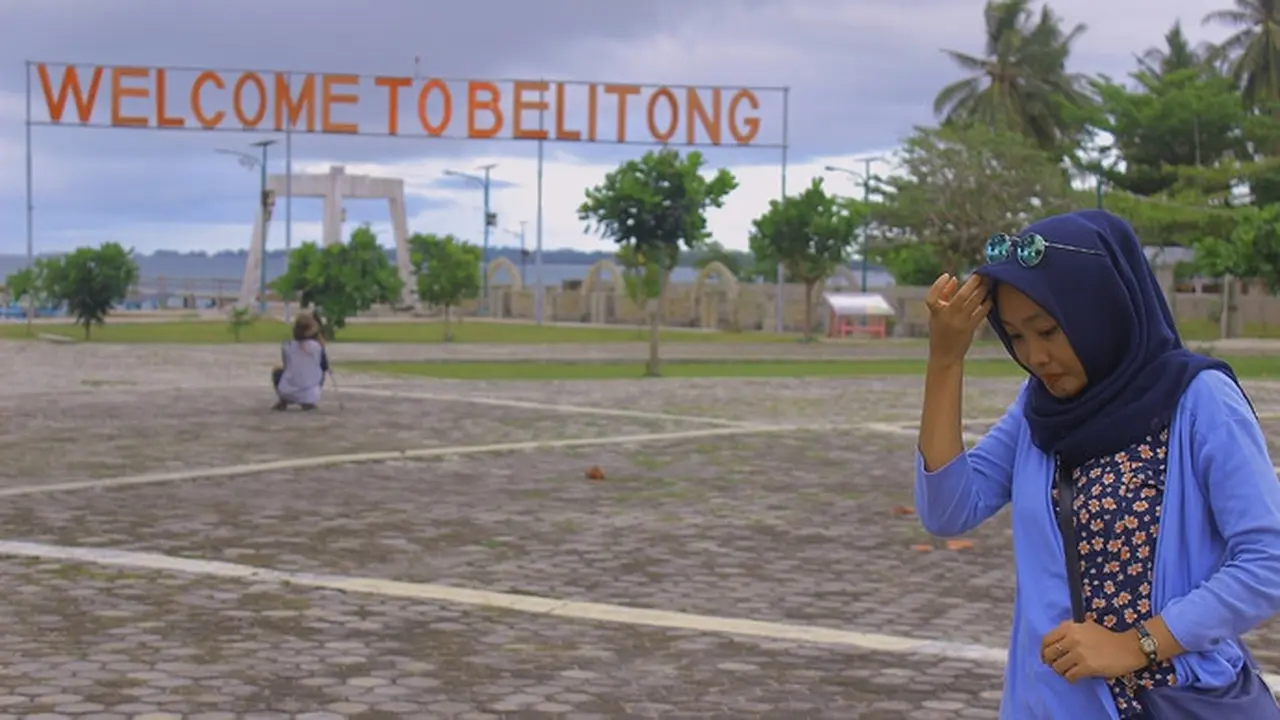 Pintu masuk selamat datang di Belitung. (Istimewa)