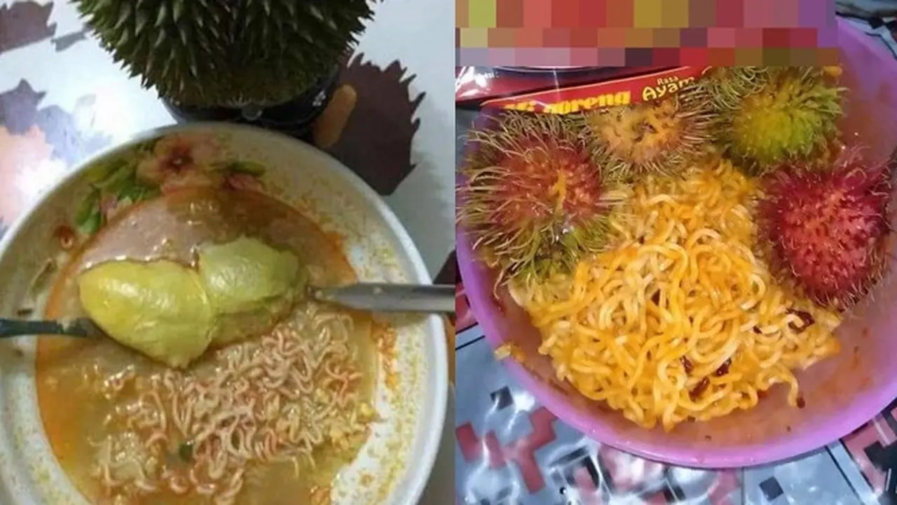 6 Cara Makan Mi Instan Campur Buah Ini Nyeleneh Banget