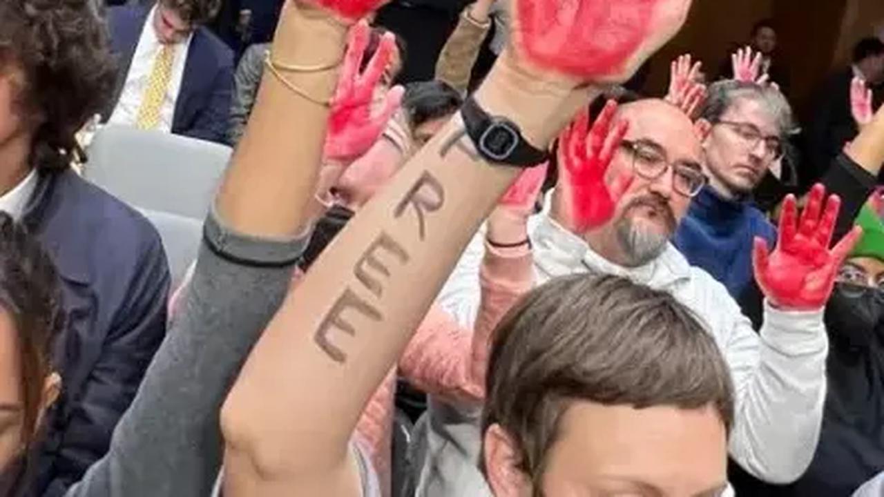 Demonstran Pro Palestina Interupsi Sidang Senat AS, Desak Hentikan Genosida di Gaza dan Kecam Bantuan Rp223 Triliun untuk Israel