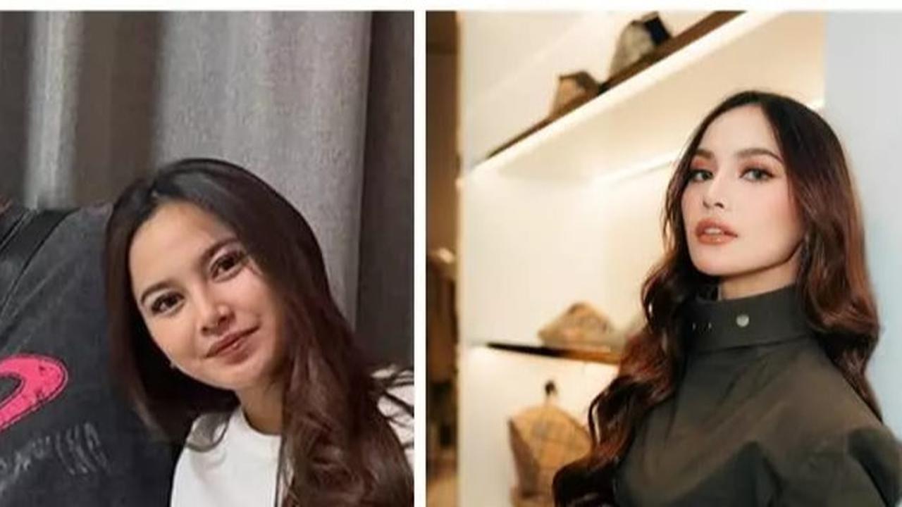 Perbandingan Wajah Bare Face vs Makeup Mahalini