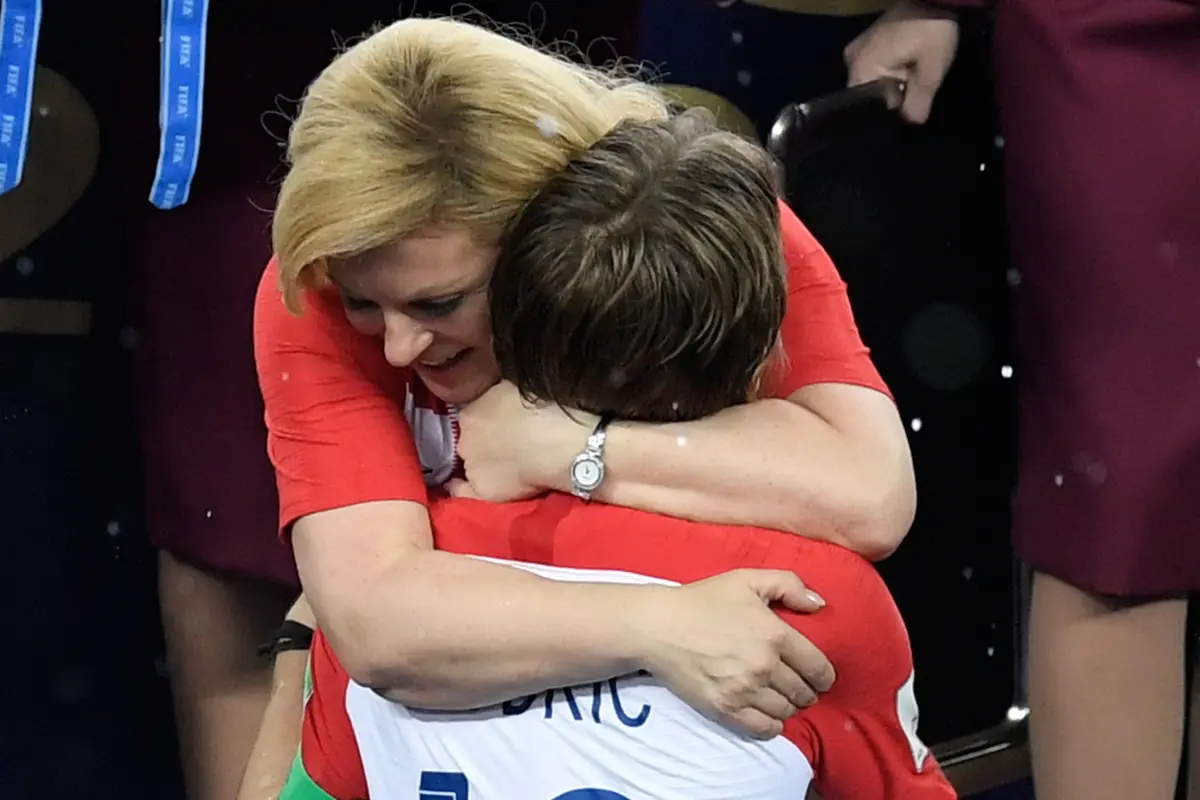 Presiden Kroasia dan Luka Modric